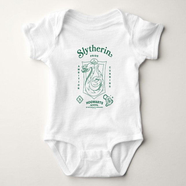 Body Fierté d'ELSLYTHERIN Ambition Ruse Blason (Devant)