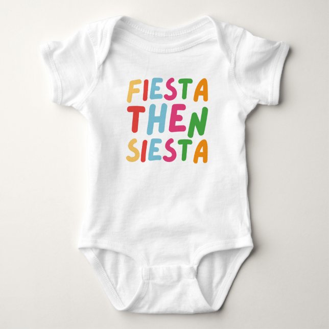 Body Fiesta Puis Siesta Cute Mexican Cinco De Mayo (Devant)