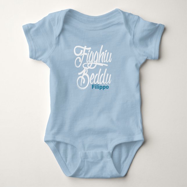 Body Figghiu Beddu Baby Bodysuit (Devant)