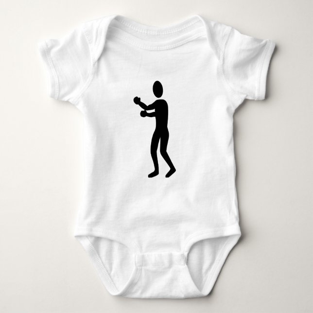 Body Figure de boxe - Noir (Devant)