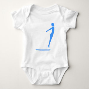Body Figure de plongée - Bleu bébé