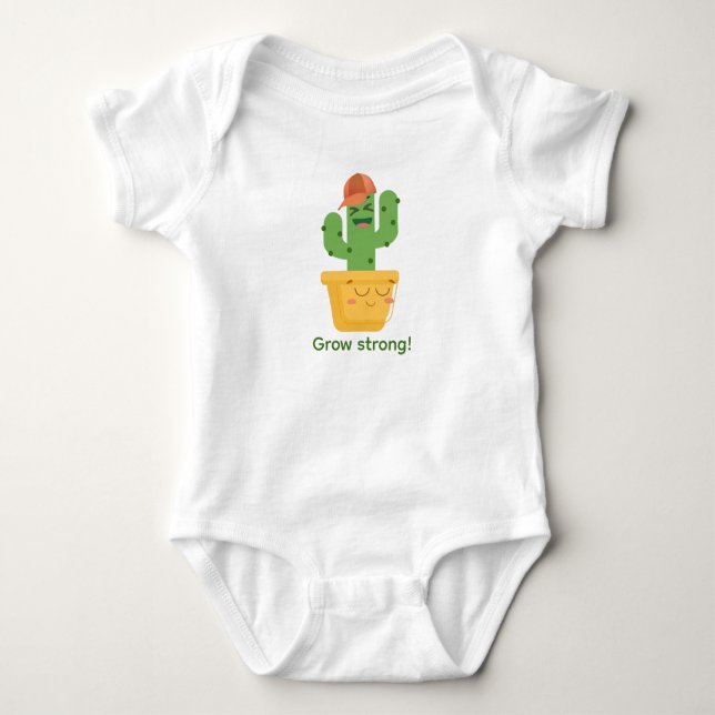Body Fils Cactus et plante maman (Devant)