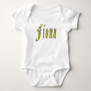 Body Fiona Nom En Floral Jaune,