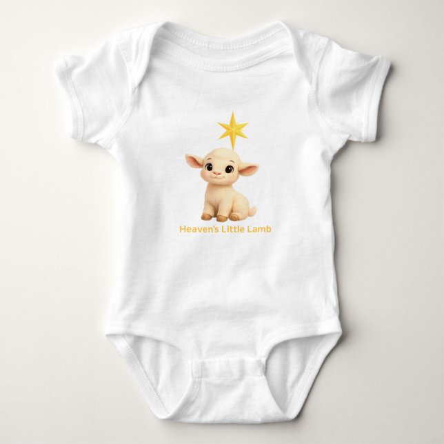 Body First Christmas Religious Heavens Little Lamb with (Devant)
