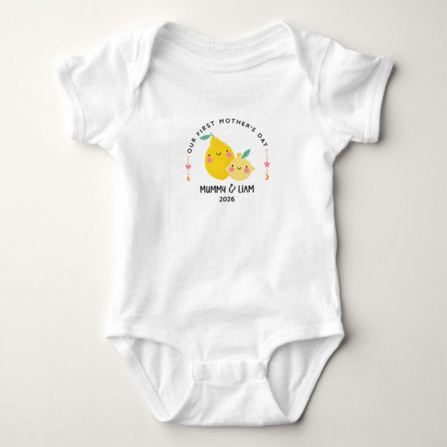 Body First Mother’s Day 2026 Cute Lemon Mom & Baby  (Devant)