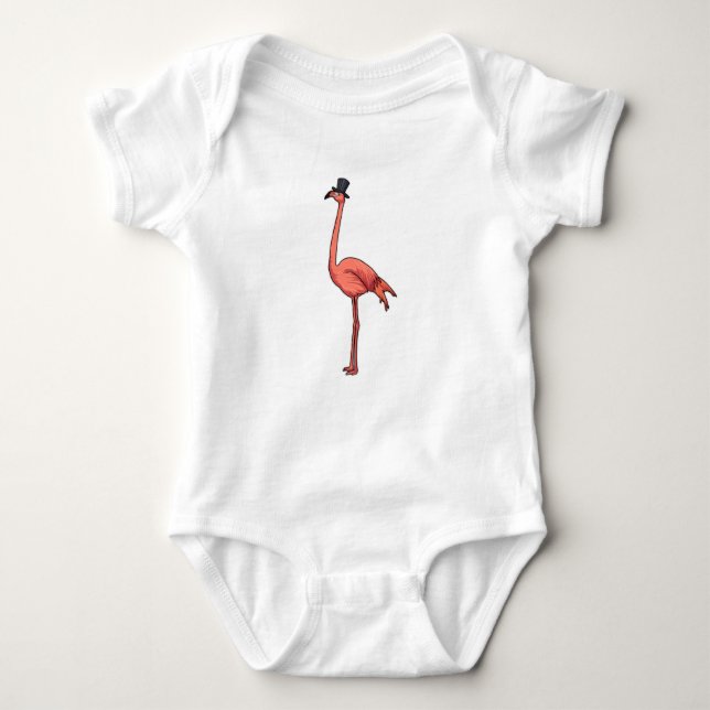 Body Flamant rose avec Casquette (Devant)
