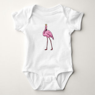 Body Flamant rose avec Couronne