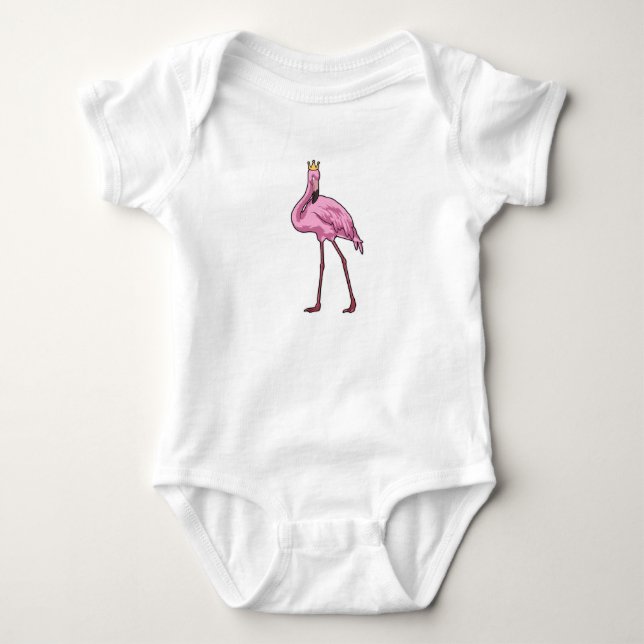 Body Flamant rose avec Couronne (Devant)