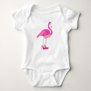 Body Flamant rose bébé Gerber Cotton
