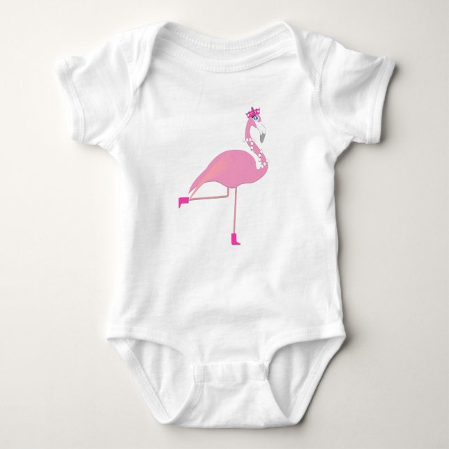 Body Flamant rose - Bodysuit Baby Jersey (Devant)