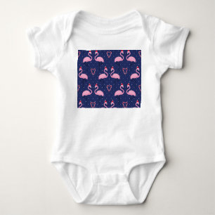 Body Flamant rose Noël Casquette Candy Motif