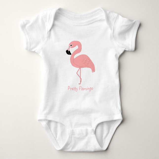 Body Flamant Rose Personnalisé (Devant)