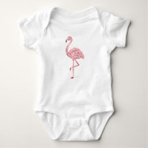 Flamant rose tribal