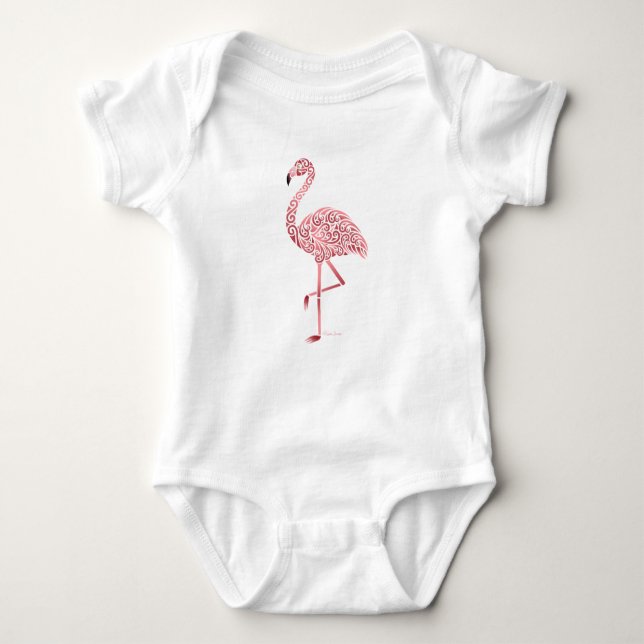 Body Flamant rose tribal (Devant)