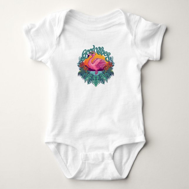 Body Flamant rose tropical (Devant)