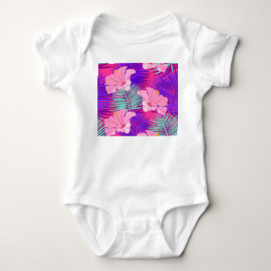 Body Flamants roses exotiques : Vintage rose tropical.