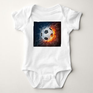 Body Flamme Football/Balle de Football Jeu d'oreiller