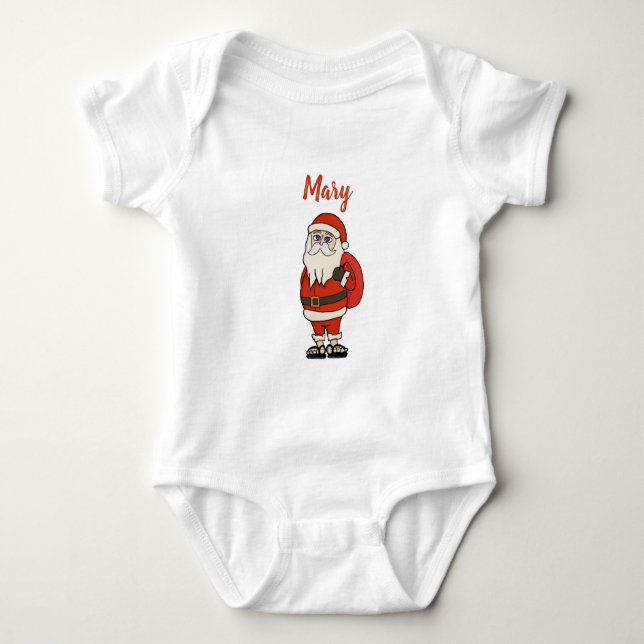 Body Flèches de Noël du Père Noël sur mesure (Devant)