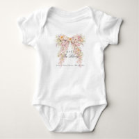Fleur de bébé en fleurs Fille Arc Fête de naissanc