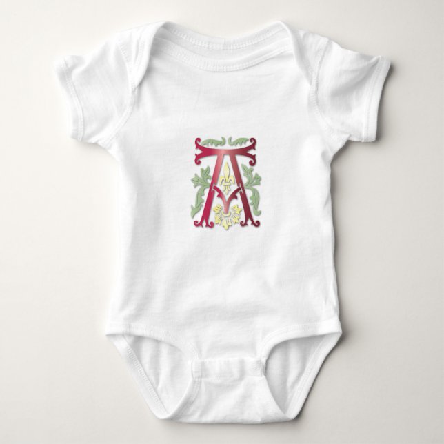 Body Fleur de lis A Monogramme (Devant)
