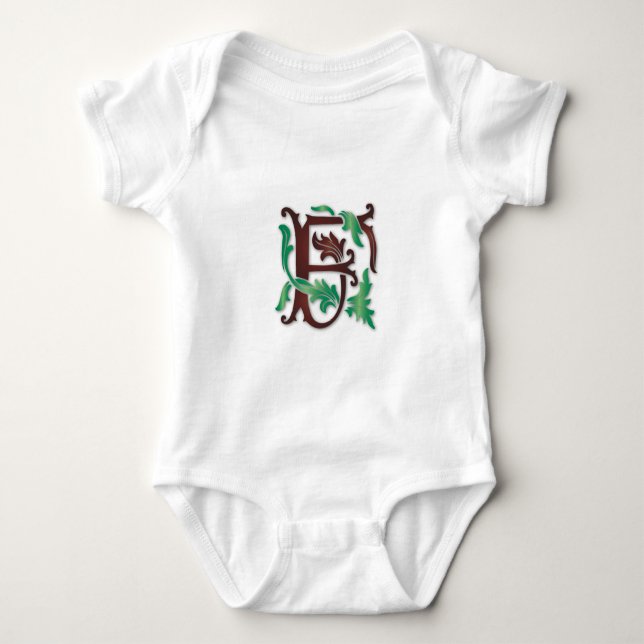 Body Fleur de lis F Monogramme (Devant)