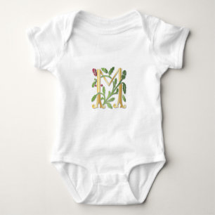 Body Fleur de lis M Monogramme