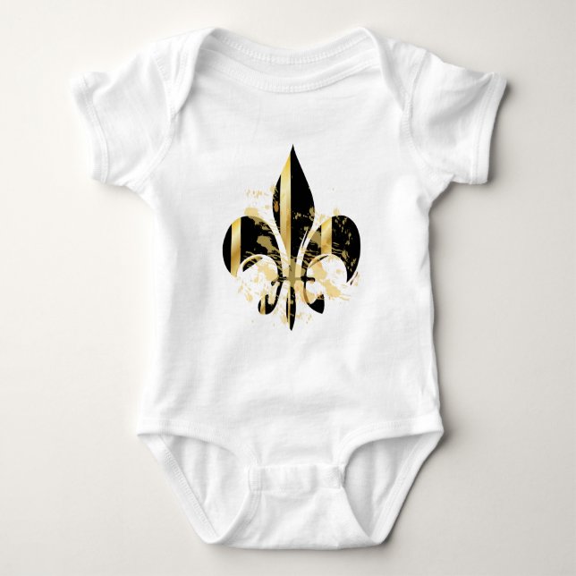 Body Fleur de Lis noir et or (Devant)