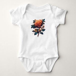 Body Fleur de Rose – Création Florale Élégante pour Enf