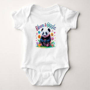 Body Fleur et gigle bébé panda un an tenue