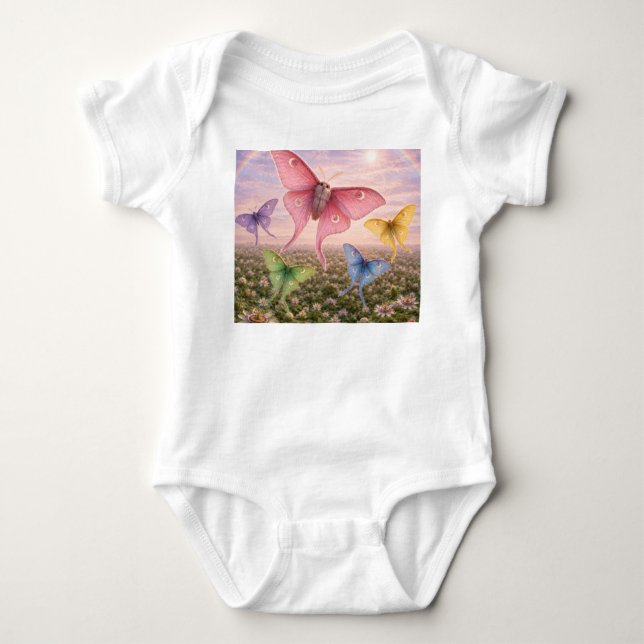 Body Fleur et papillon un bébé t (Devant)