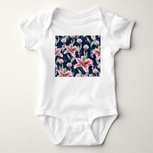 Body Fleur Lilly Rose Motif sans couture.