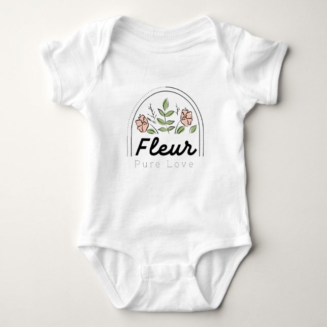 Body Fleur – Logo Floral Pure Love (Devant)
