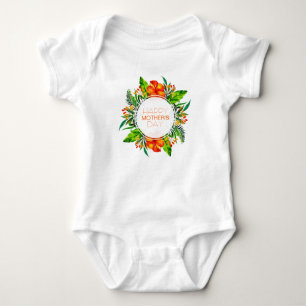 Body Fleur tropicale Bonne fête des mères Bodysuit