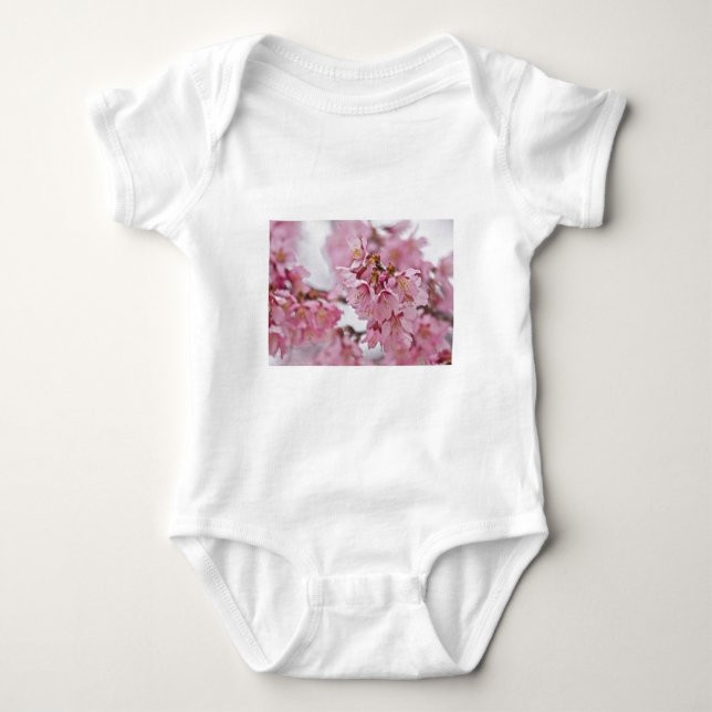 Body Fleurs de cerisier Sakura rose pâle (Devant)