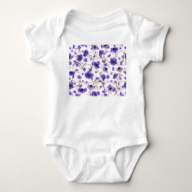 Body Fleurs de Marigold, papier peint floral transparen (Devant)