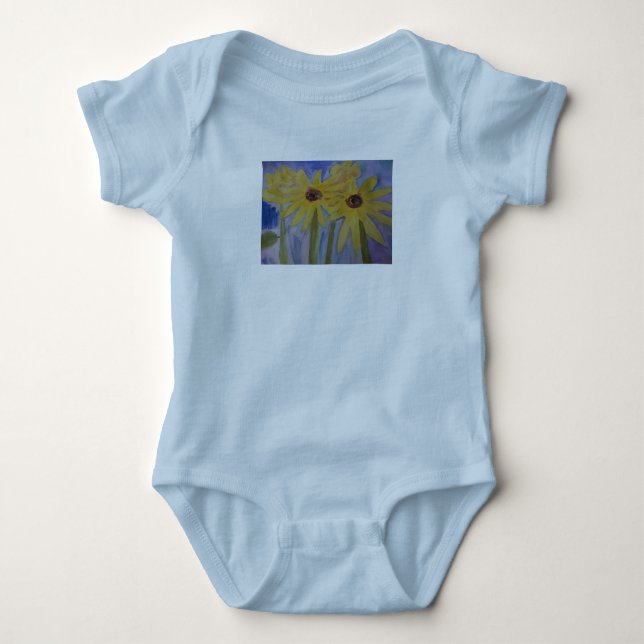 Body Fleurs de soleil jaunes d'été (Devant)