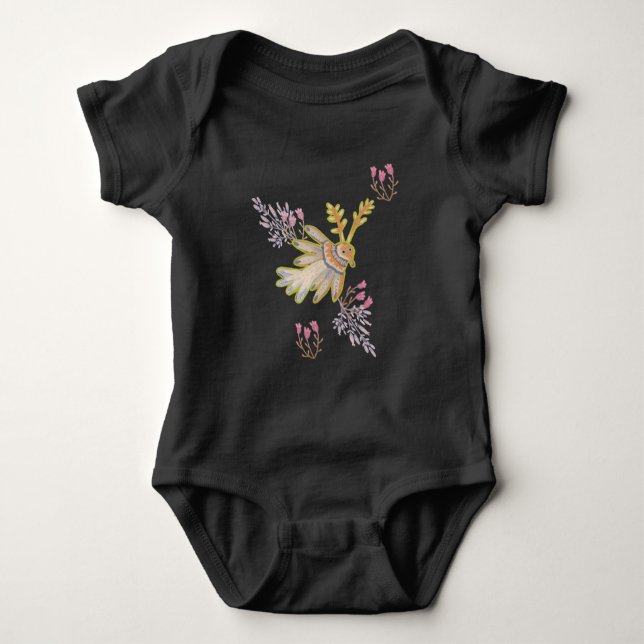 Body fleurs et oiseaux (Devant)