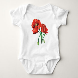 Body Fleurs rouges de pavot