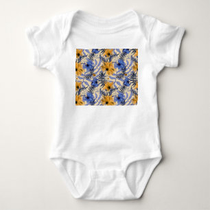 Body Floral Abstrait : Aquarelle Motif moderne