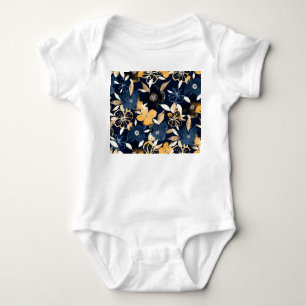 Body Floraux Abstraits : Motif de répétition aquarelle