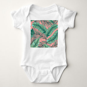 Body Flore de la jungle tropicale : Palm Feuille Motif