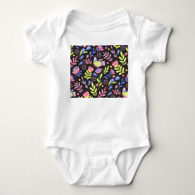 Body Flore printanière : Motif imperméable (Devant)