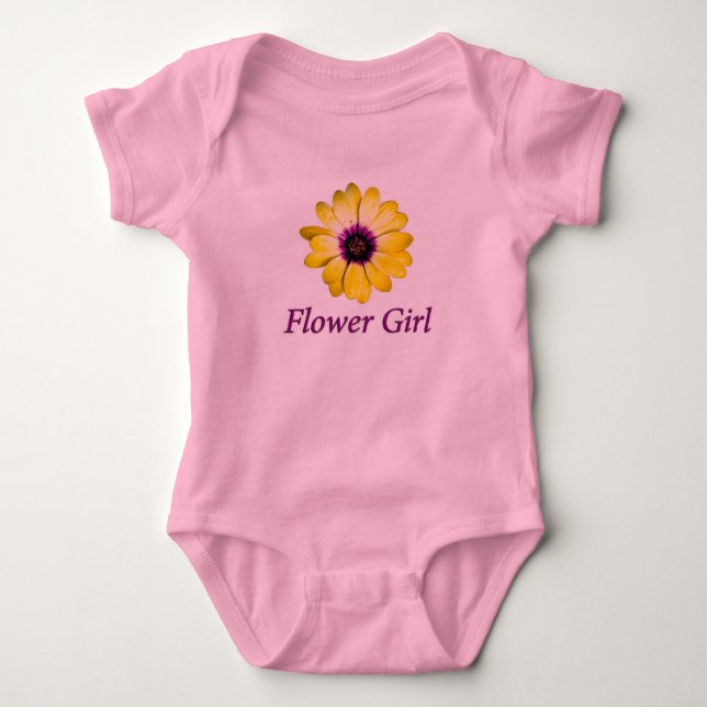 Body Flower Girl Daisy Mariage (Devant)