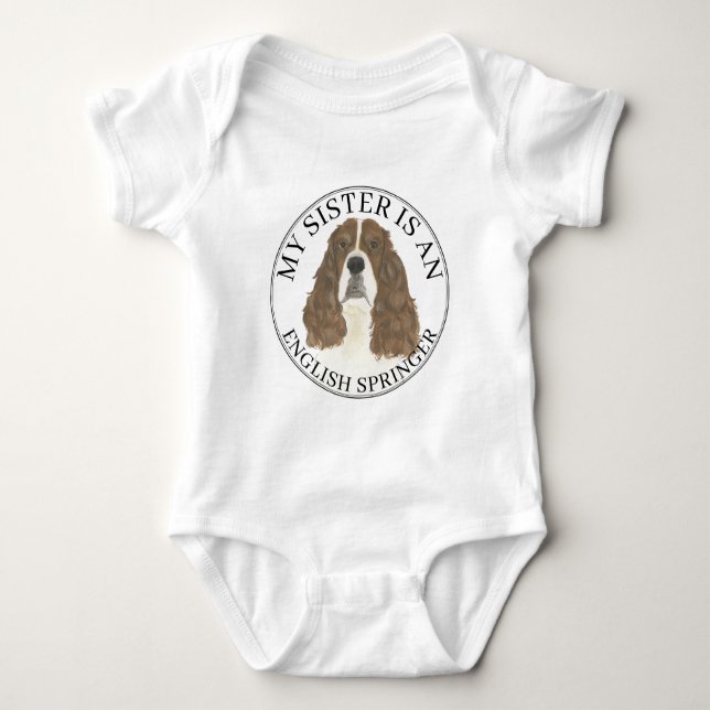 Body Foie & Blanc Anglais Springer espagnol Big Sister (Devant)