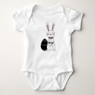 Body Folk Lapin de Pâques lapin Baby Bodysuit