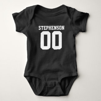 Body Football personnalisé Jersey Baby Boy Texte person