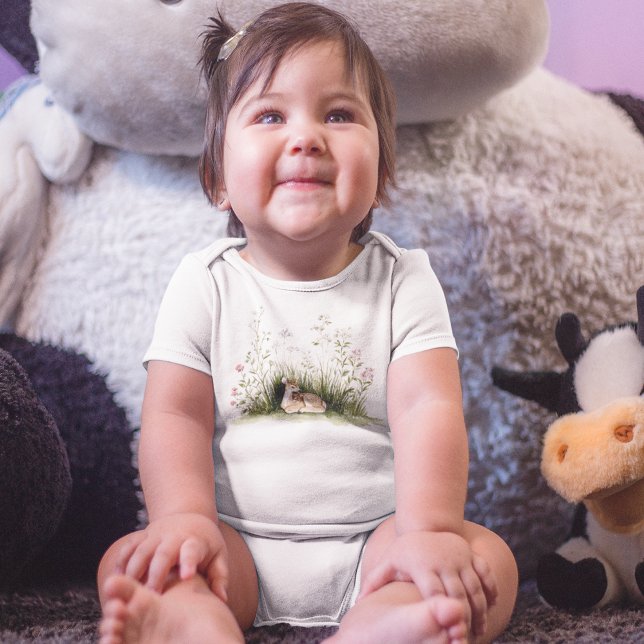 Body Forest Woodland Baby Deer  (Forest Woodland Baby Deer Baby Bodysuit)