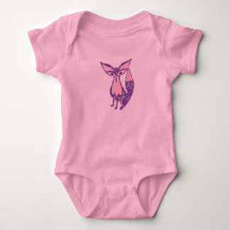 Body Fox dans pourpre et rose de dentelle