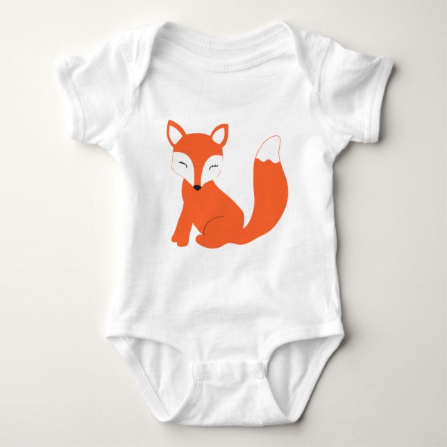 Body Fox mignon de bébé de région boisée (Devant)