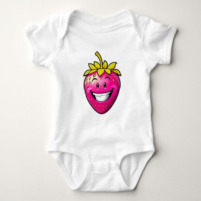 Body Fraise rose (Devant)